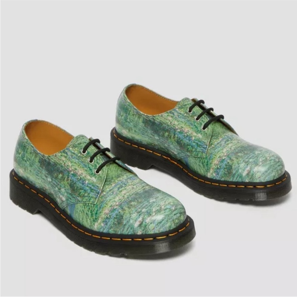 [dr martens x national gallery] NIB monet lily pond shoes
